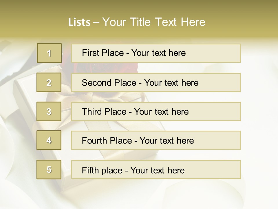 Sweet Rose Silk PowerPoint Template