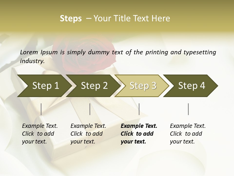 Sweet Rose Silk PowerPoint Template