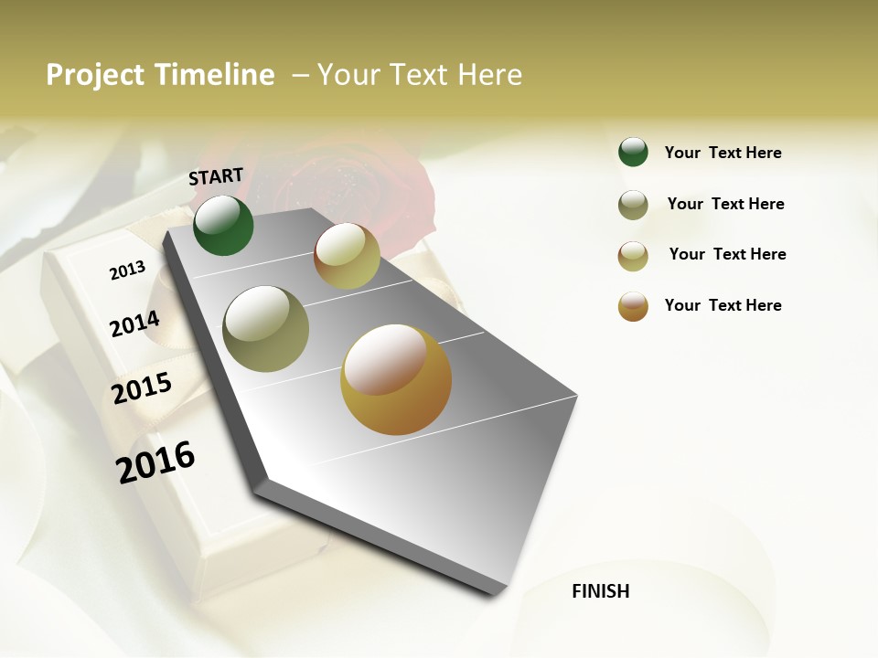 Sweet Rose Silk PowerPoint Template