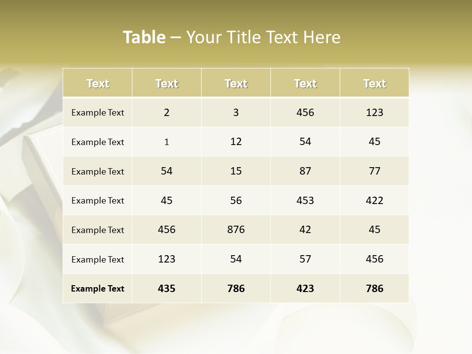 Sweet Rose Silk PowerPoint Template