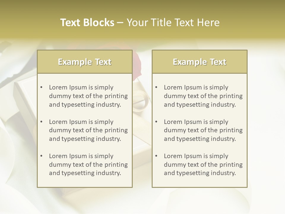 Sweet Rose Silk PowerPoint Template