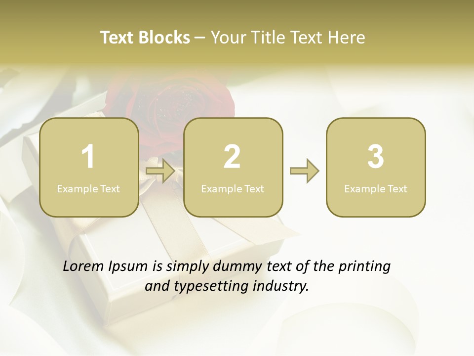 Sweet Rose Silk PowerPoint Template