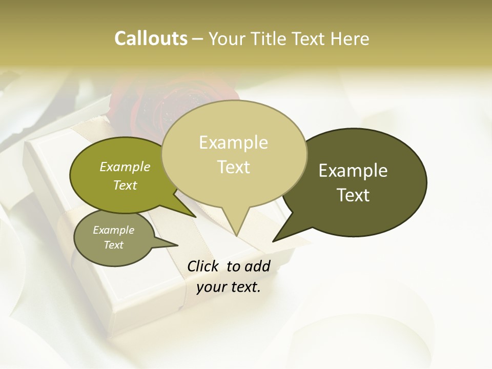 Sweet Rose Silk PowerPoint Template