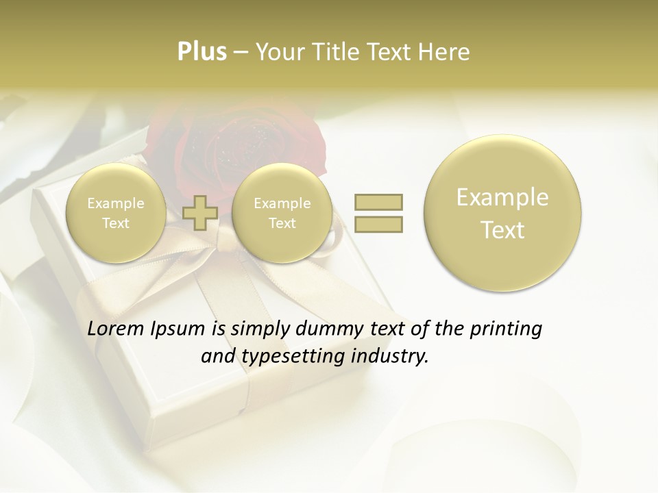 Sweet Rose Silk PowerPoint Template