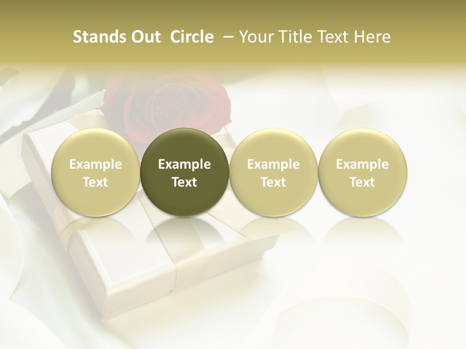 Sweet Rose Silk PowerPoint Template