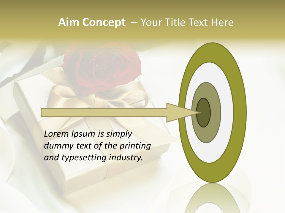 Sweet Rose Silk PowerPoint Template