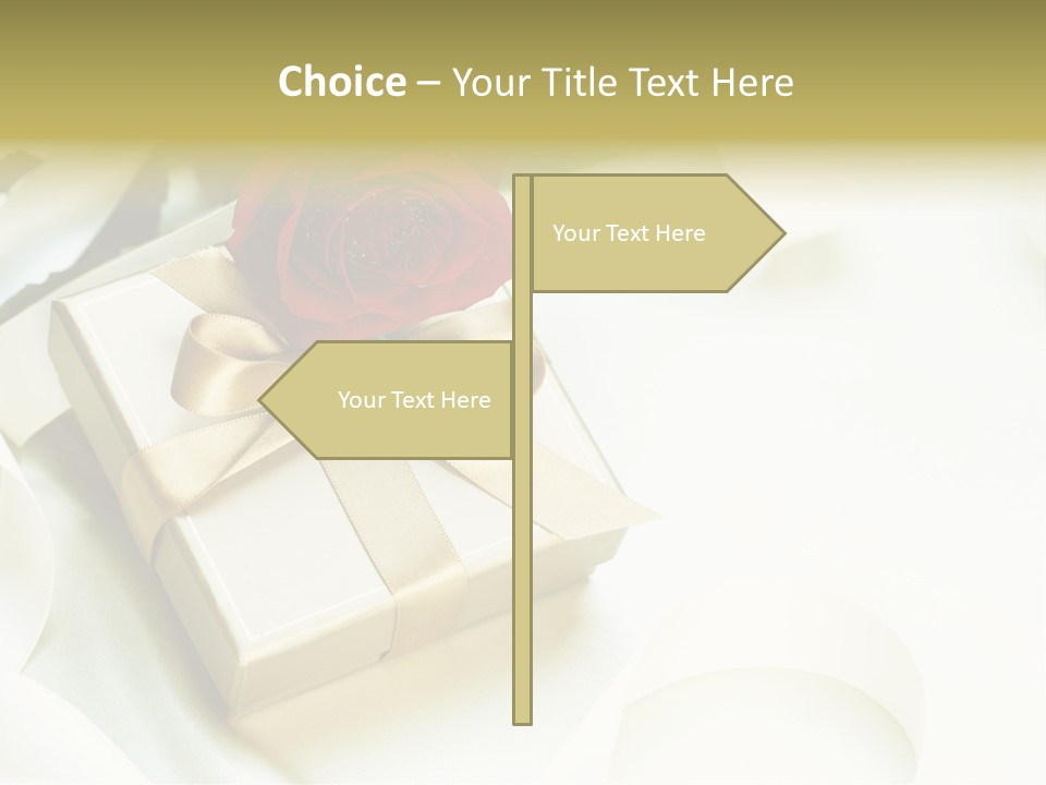 Sweet Rose Silk PowerPoint Template