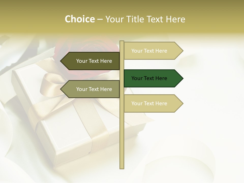 Sweet Rose Silk PowerPoint Template