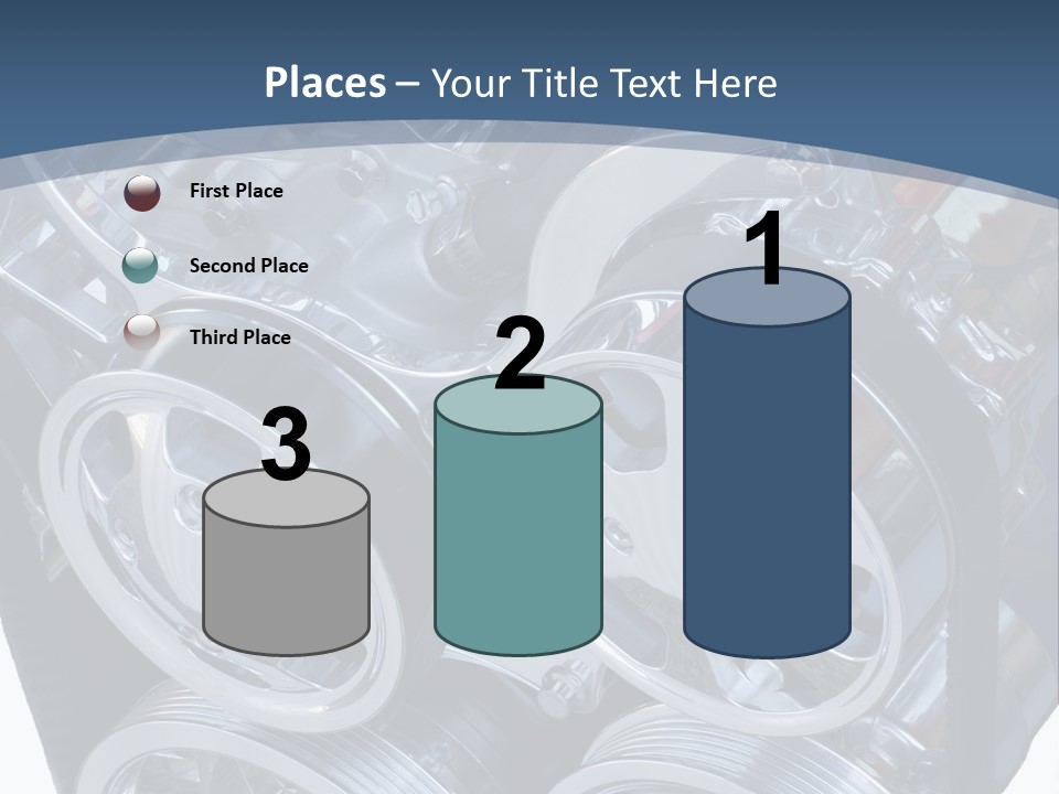 Race Bright Pulley PowerPoint Template