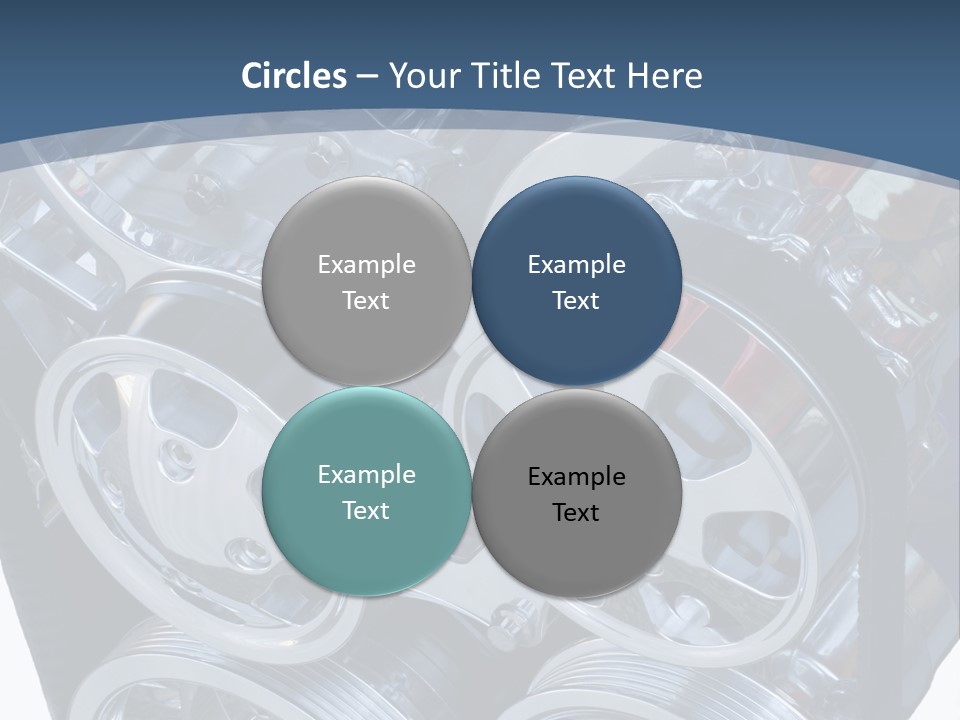 Race Bright Pulley PowerPoint Template