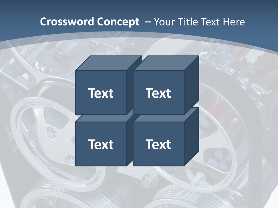 Race Bright Pulley PowerPoint Template
