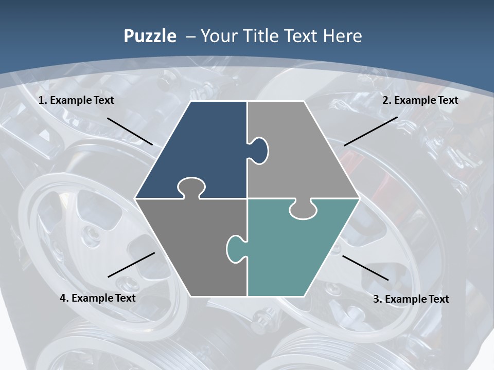 Race Bright Pulley PowerPoint Template