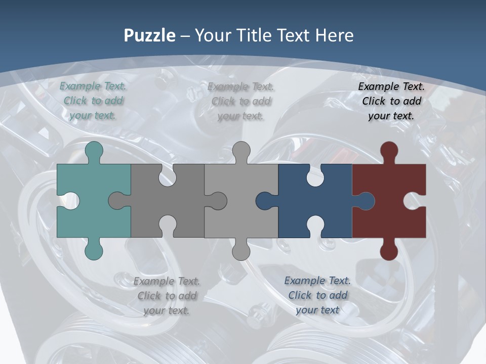 Race Bright Pulley PowerPoint Template