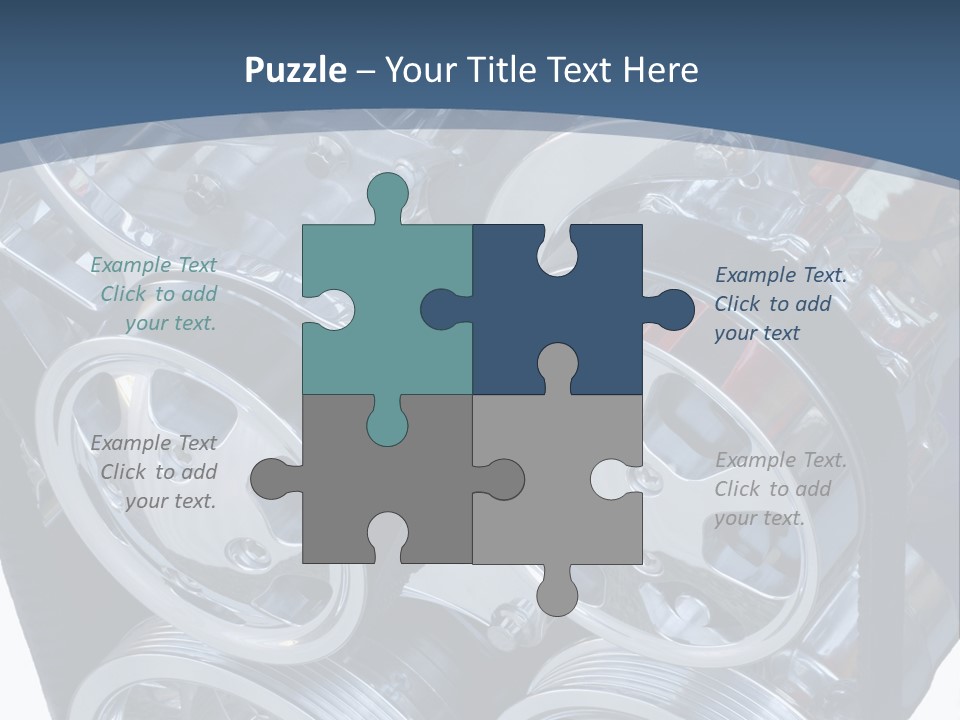 Race Bright Pulley PowerPoint Template