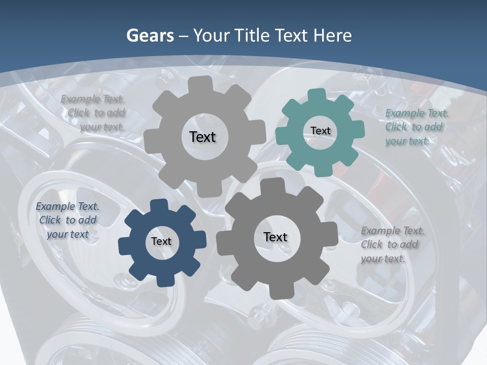Race Bright Pulley PowerPoint Template