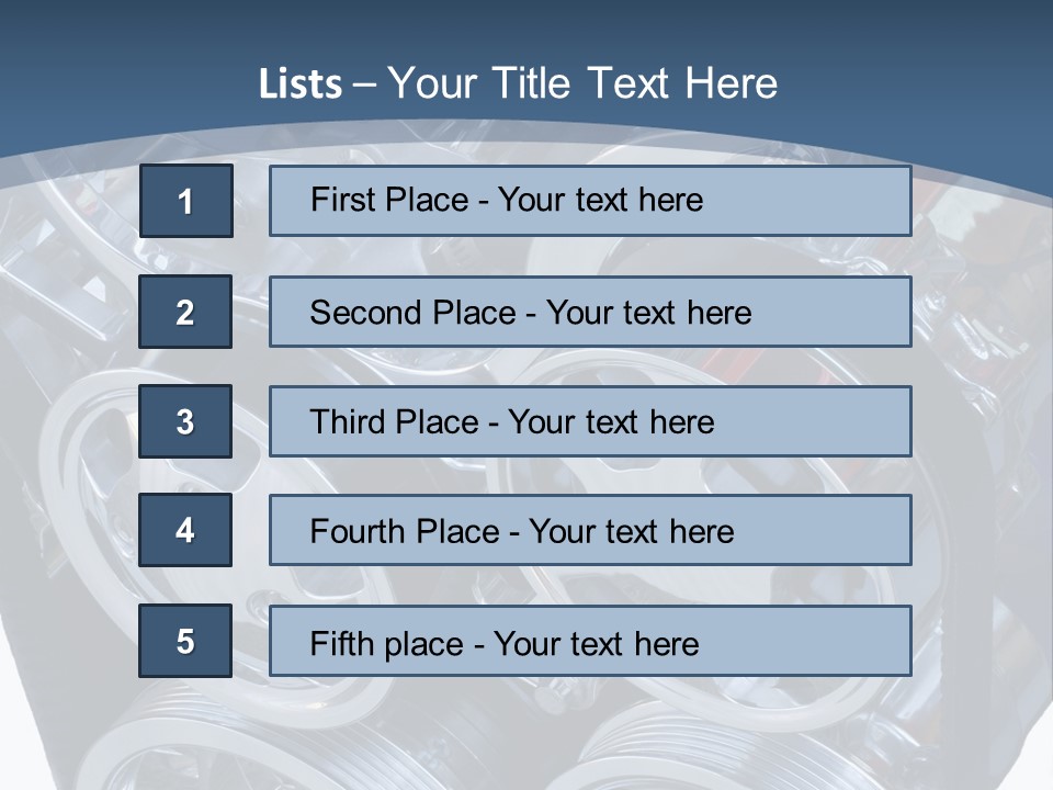 Race Bright Pulley PowerPoint Template
