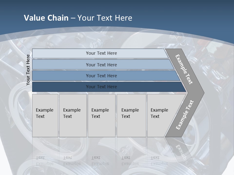 Race Bright Pulley PowerPoint Template
