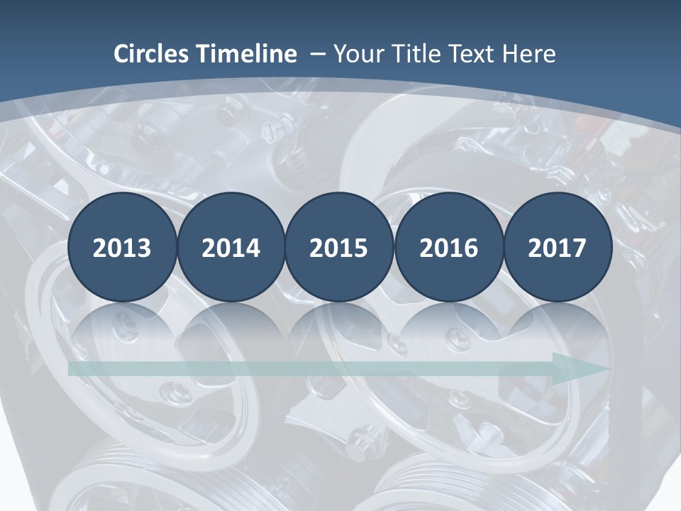 Race Bright Pulley PowerPoint Template