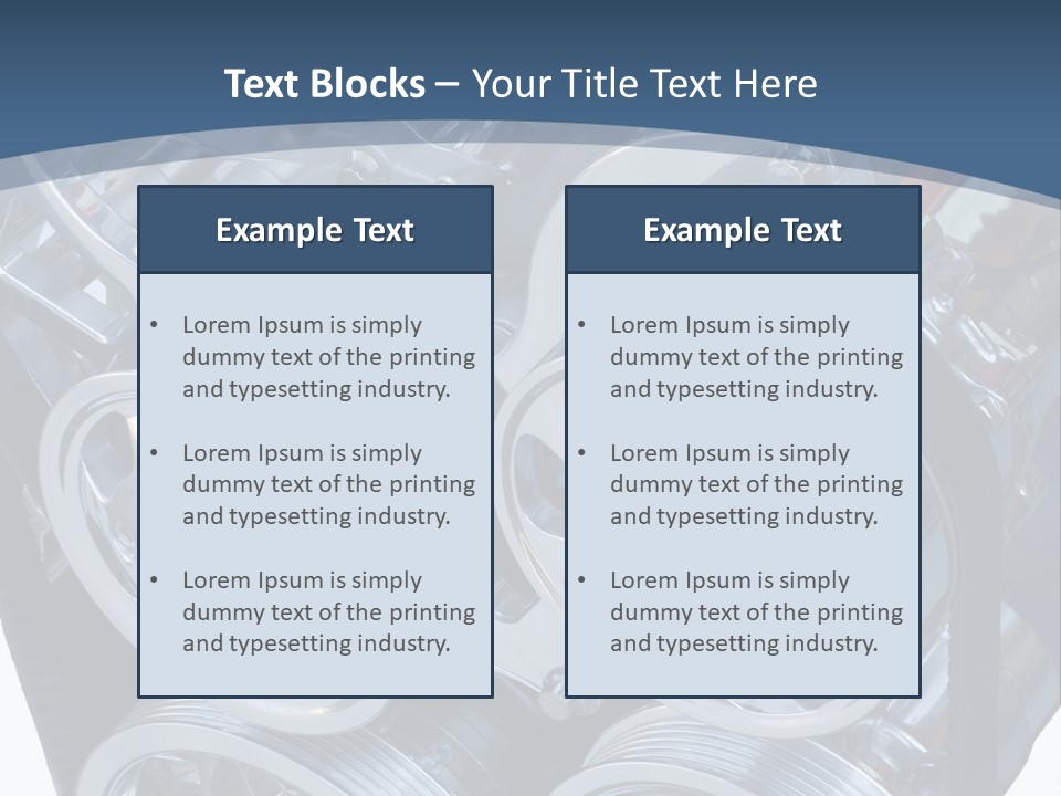 Race Bright Pulley PowerPoint Template