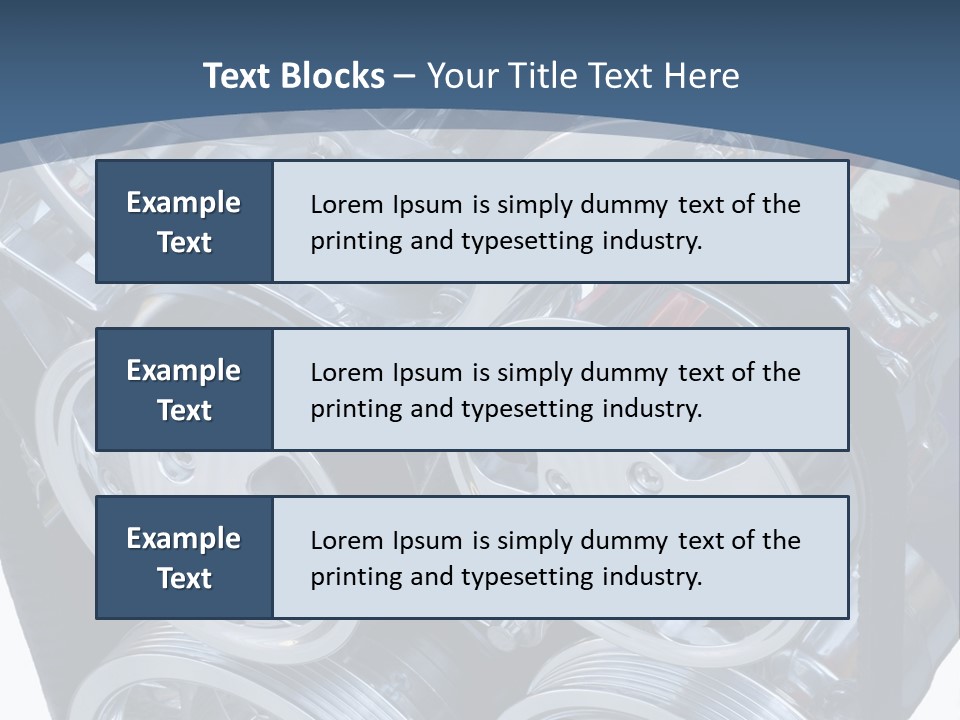 Race Bright Pulley PowerPoint Template