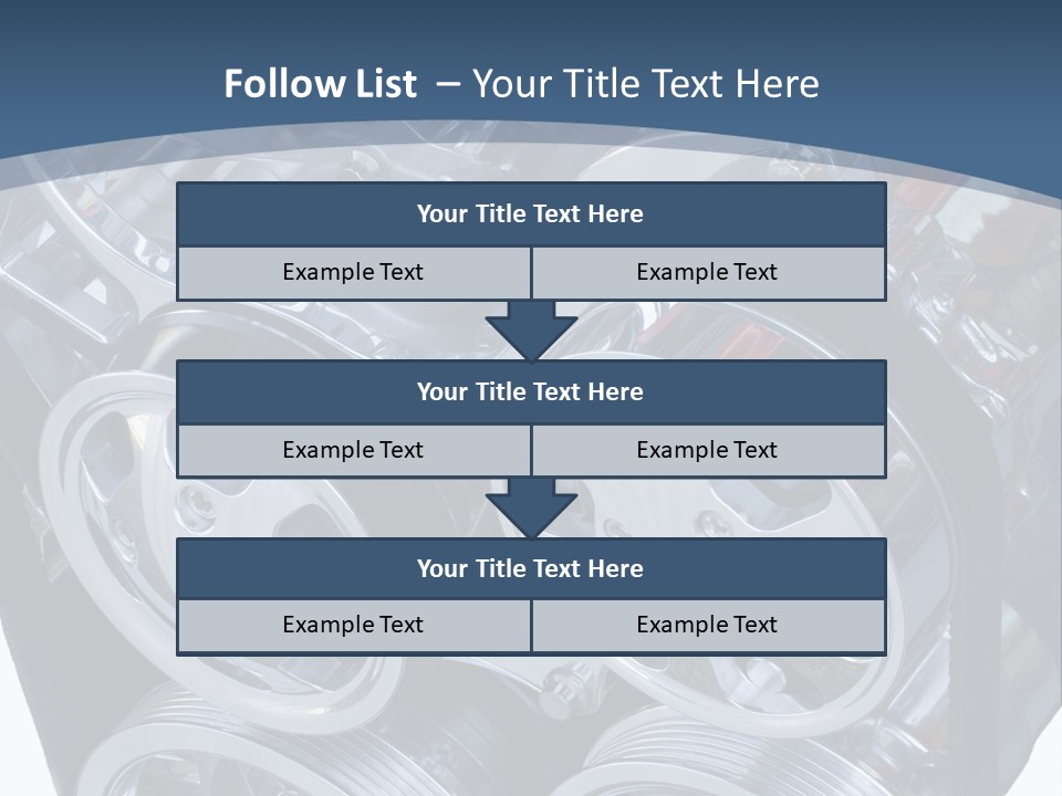 Race Bright Pulley PowerPoint Template