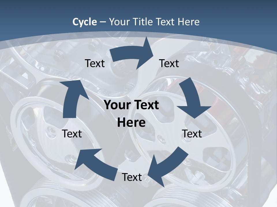 Race Bright Pulley PowerPoint Template