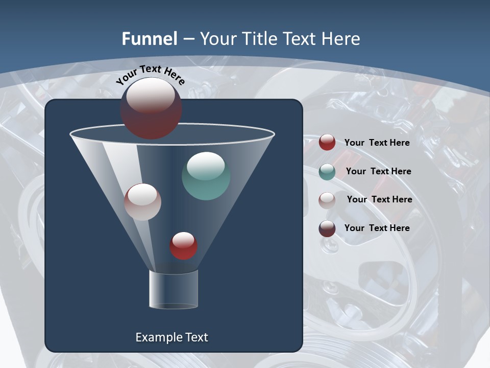 Race Bright Pulley PowerPoint Template