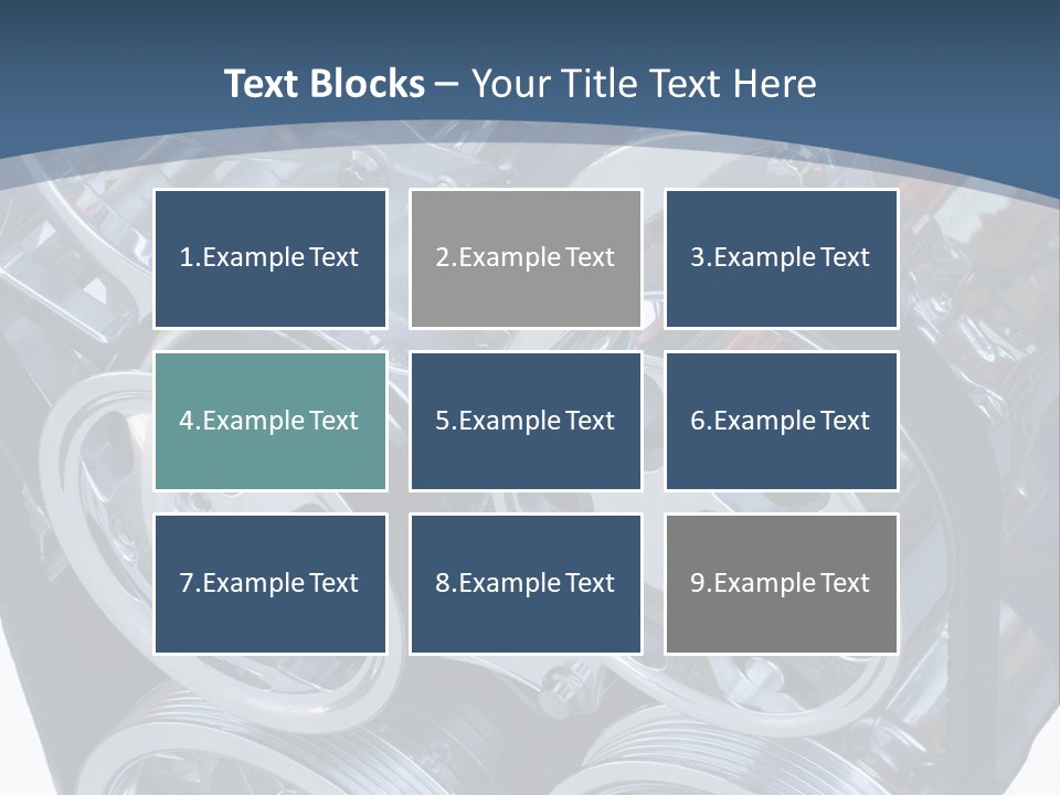 Race Bright Pulley PowerPoint Template