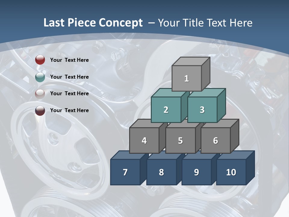 Race Bright Pulley PowerPoint Template