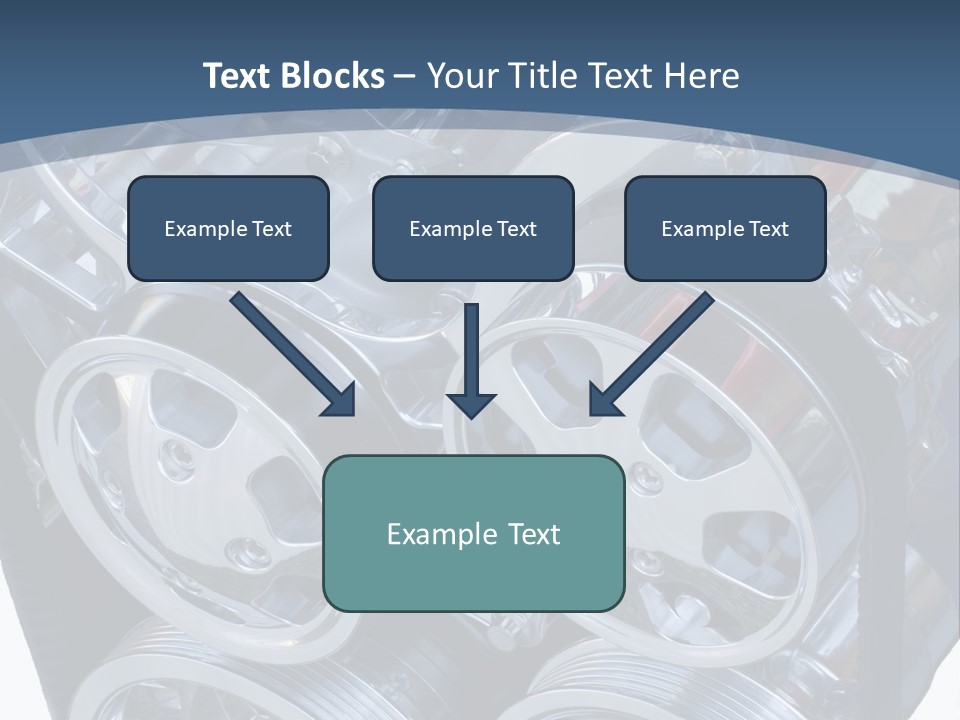 Race Bright Pulley PowerPoint Template
