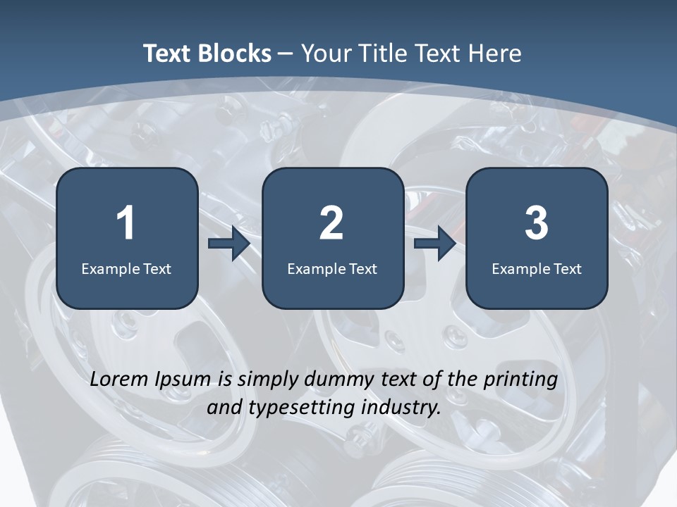 Race Bright Pulley PowerPoint Template