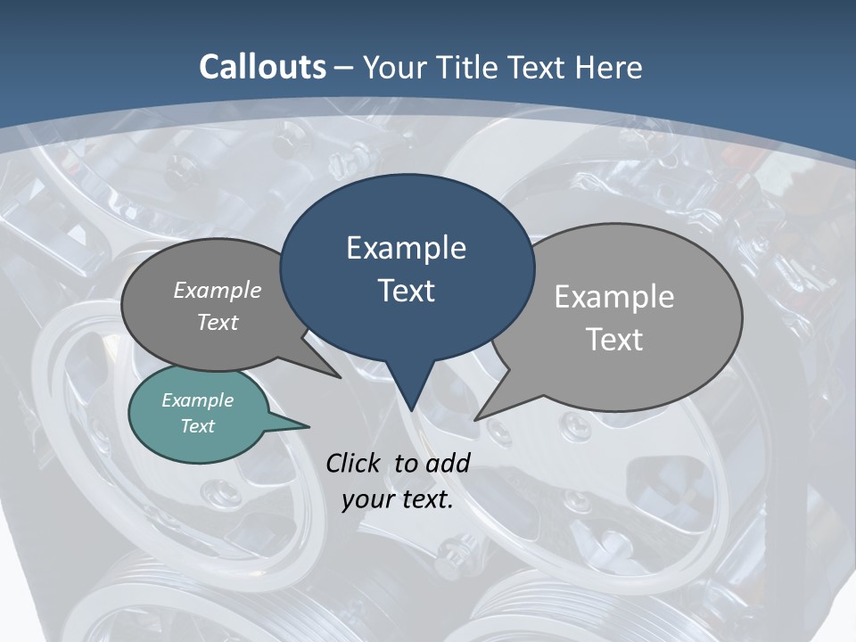 Race Bright Pulley PowerPoint Template