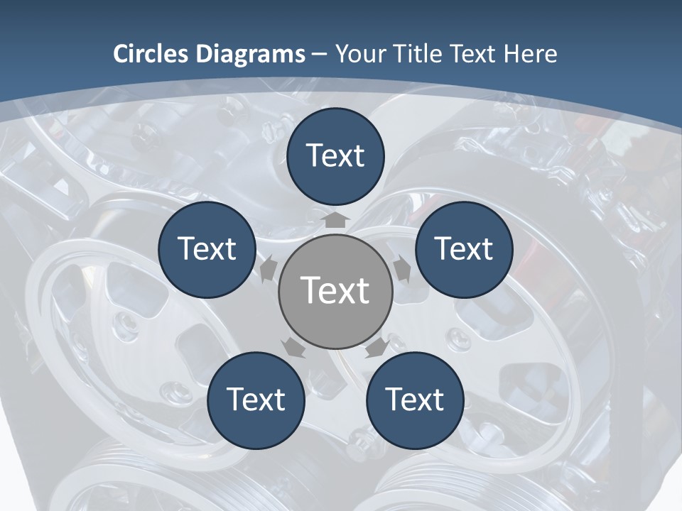 Race Bright Pulley PowerPoint Template