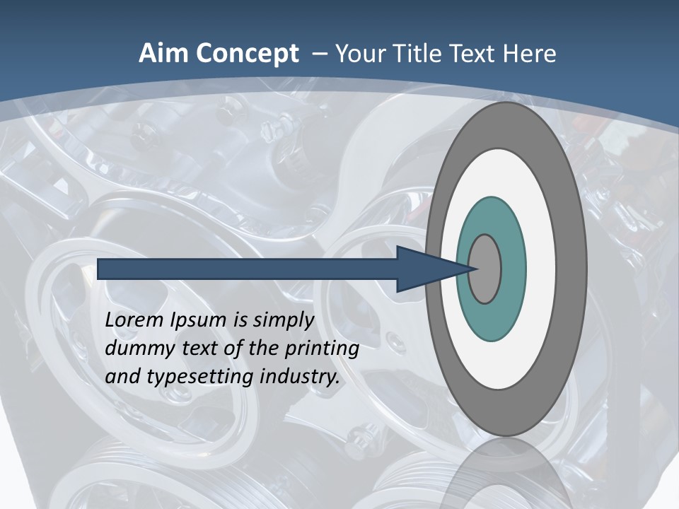 Race Bright Pulley PowerPoint Template