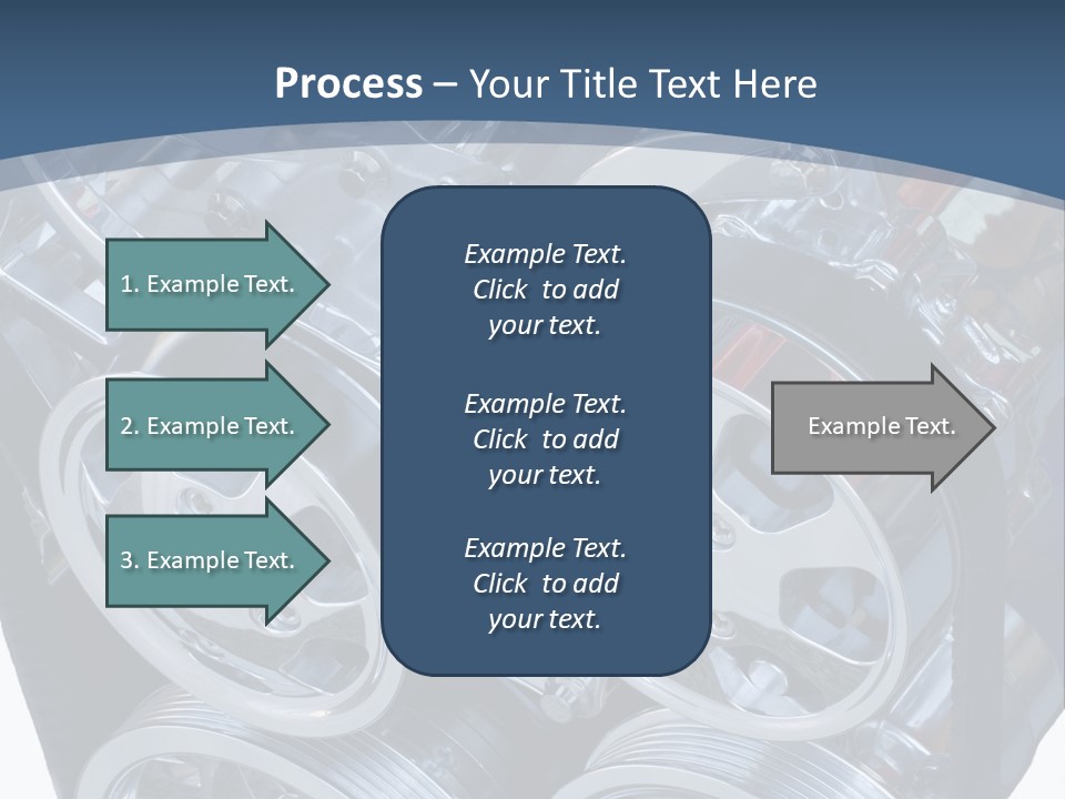 Race Bright Pulley PowerPoint Template
