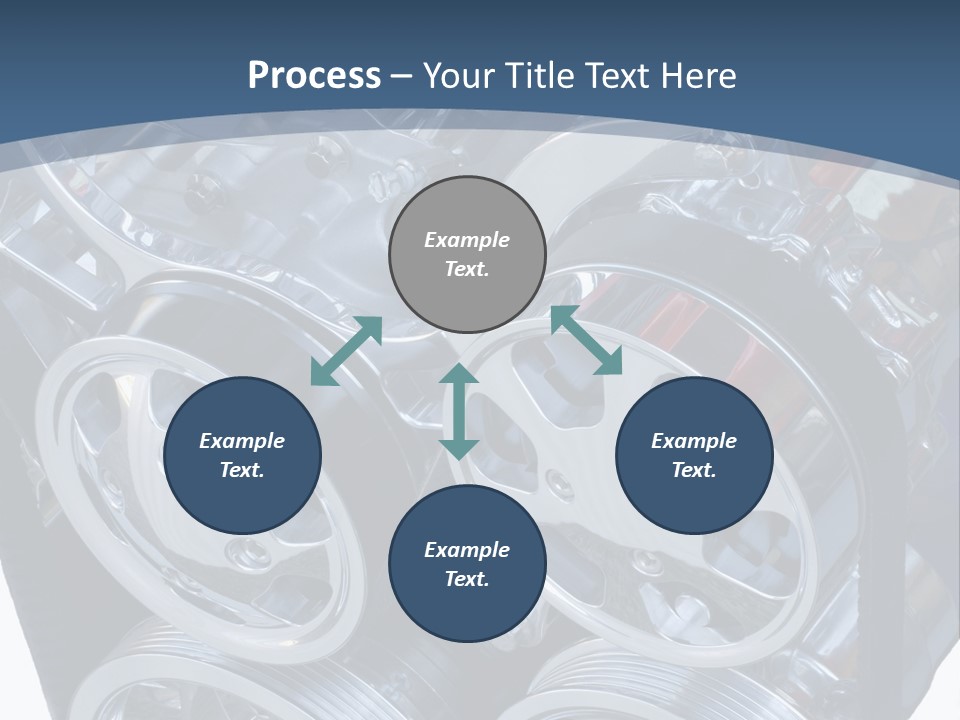 Race Bright Pulley PowerPoint Template