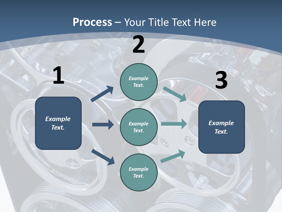 Race Bright Pulley PowerPoint Template