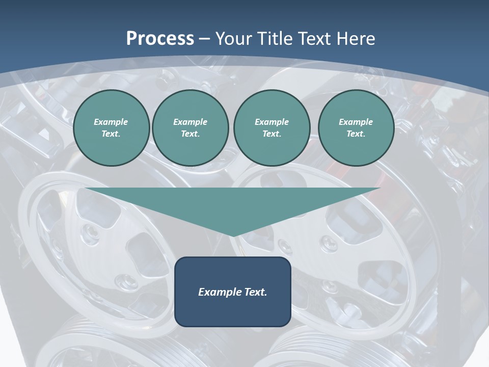 Race Bright Pulley PowerPoint Template