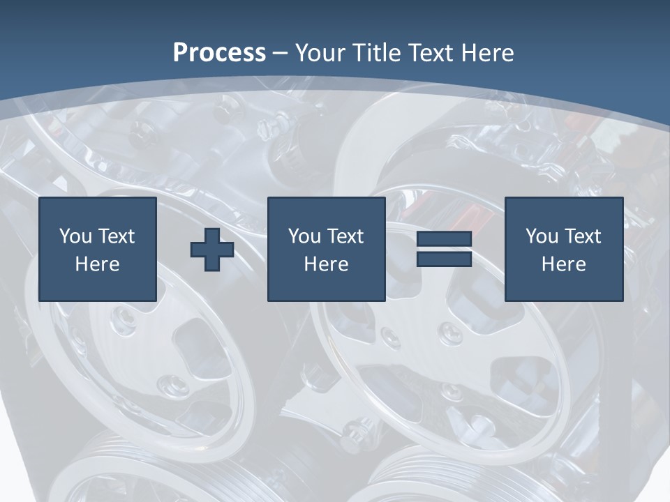 Race Bright Pulley PowerPoint Template
