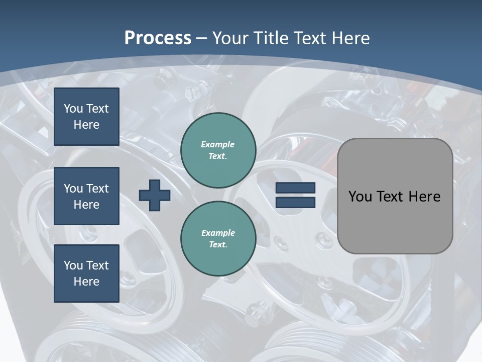 Race Bright Pulley PowerPoint Template