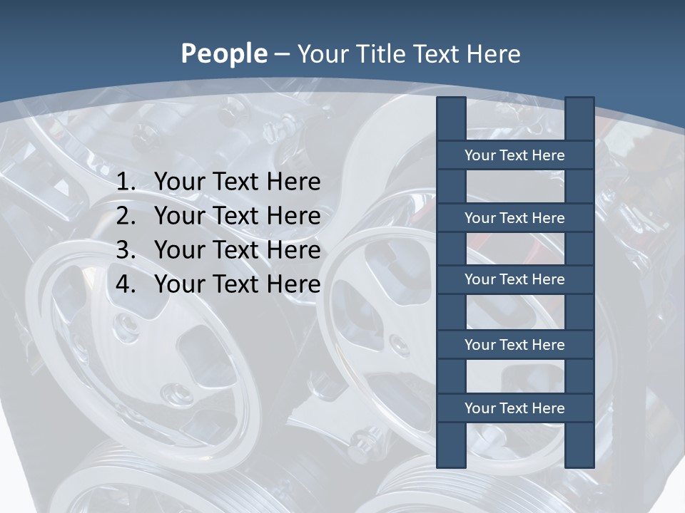 Race Bright Pulley PowerPoint Template