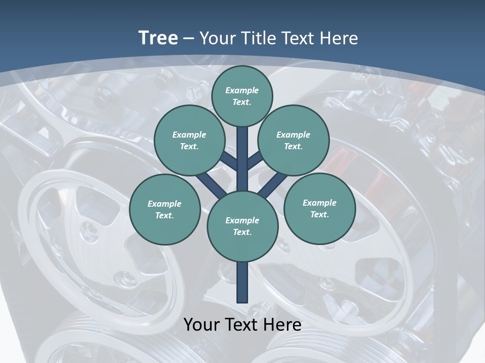 Race Bright Pulley PowerPoint Template