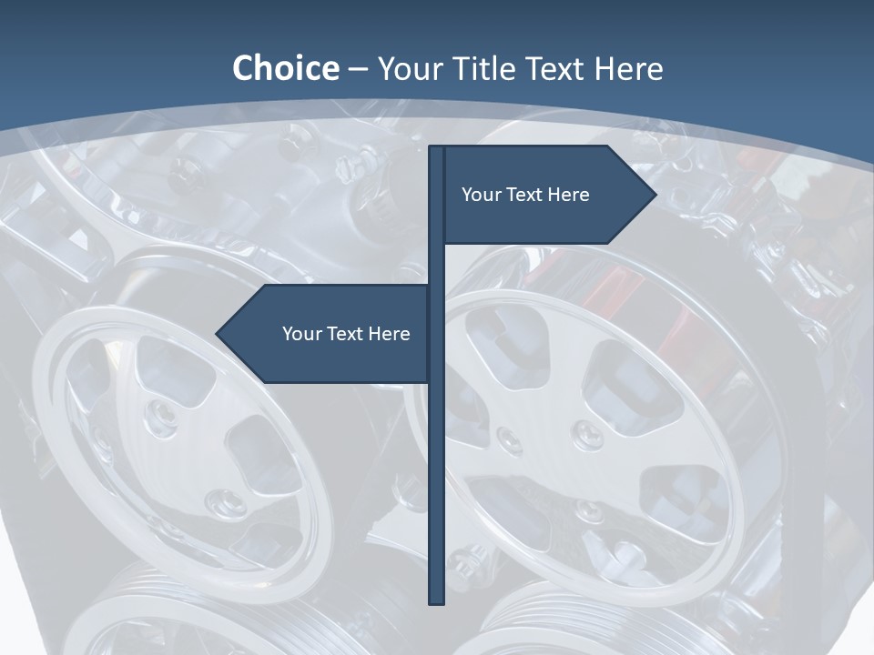 Race Bright Pulley PowerPoint Template