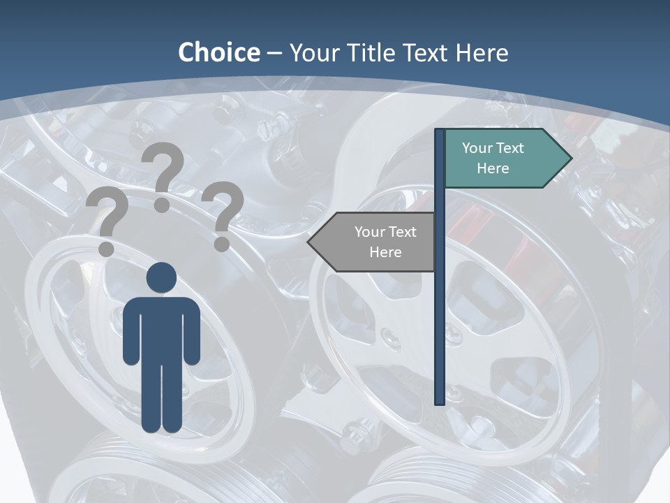 Race Bright Pulley PowerPoint Template