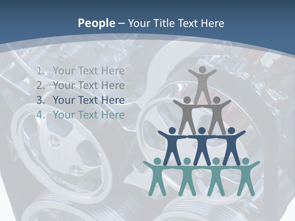 Race Bright Pulley PowerPoint Template