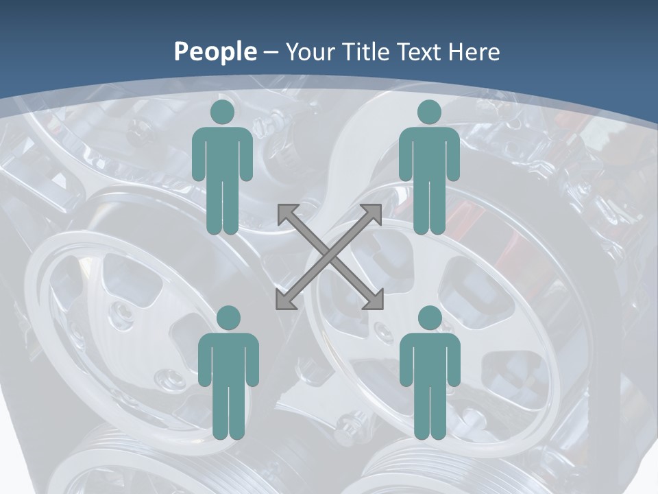 Race Bright Pulley PowerPoint Template