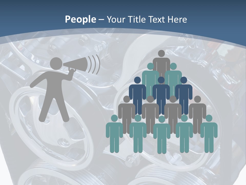 Race Bright Pulley PowerPoint Template