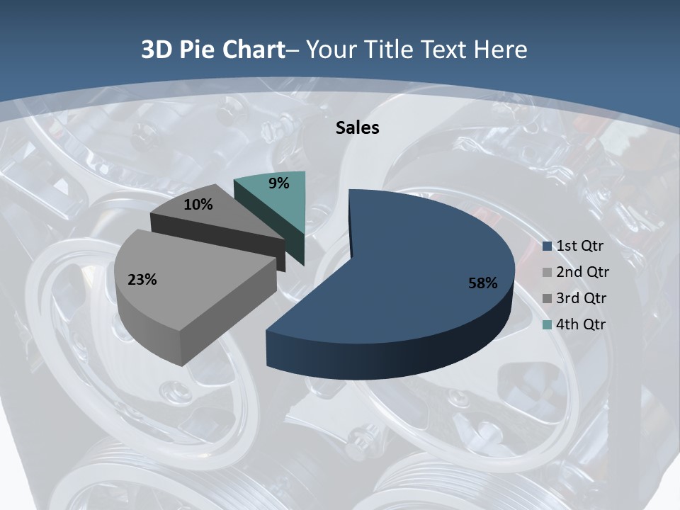 Race Bright Pulley PowerPoint Template