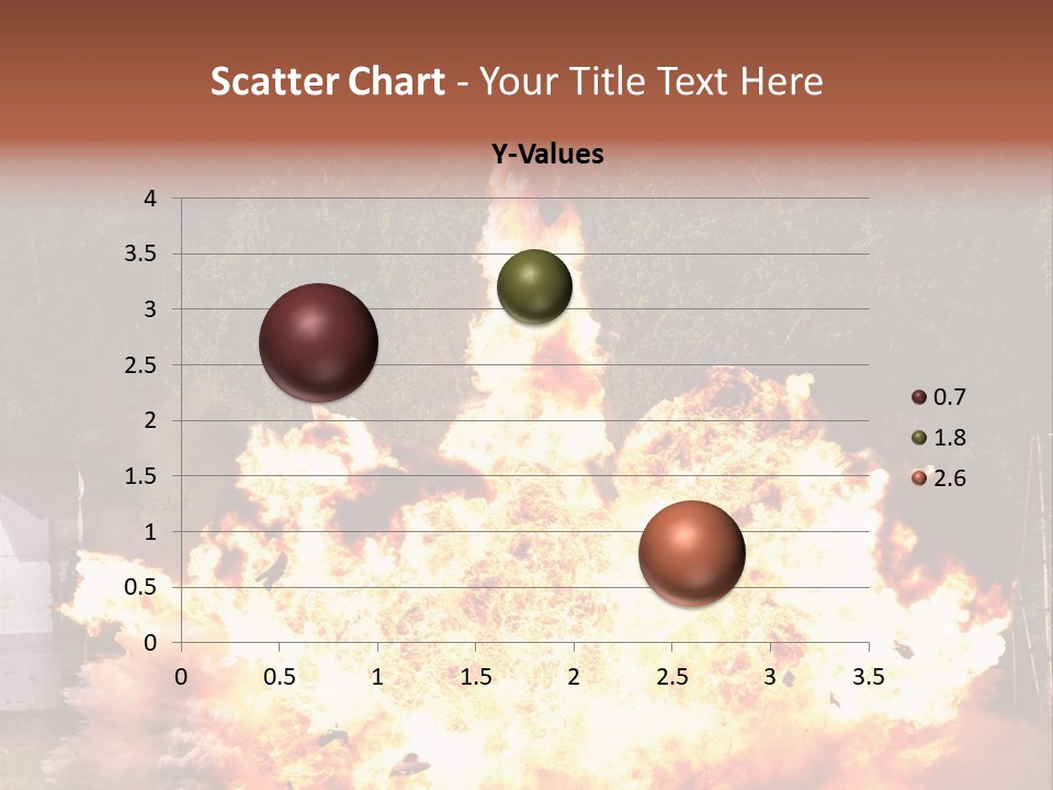 Armed Fire Vehement PowerPoint Template