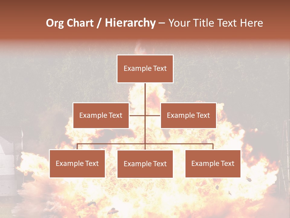 Armed Fire Vehement PowerPoint Template